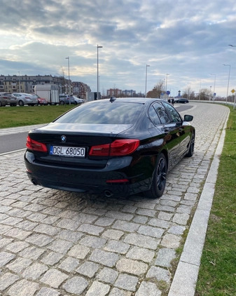 BMW Seria 5 cena 129900 przebieg: 119000, rok produkcji 2017 z Głogów małe 56